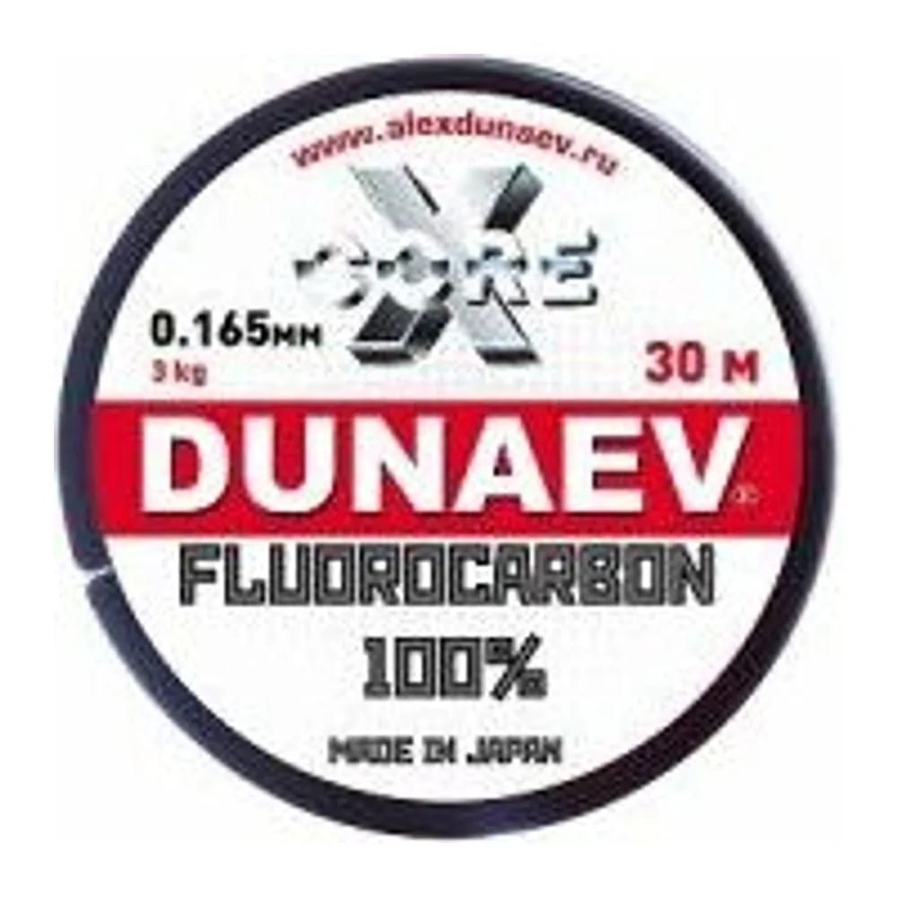 ЛЕСКА DUNAEV FLUOROCARBON 0.165ММ 30М — улучшенное фото