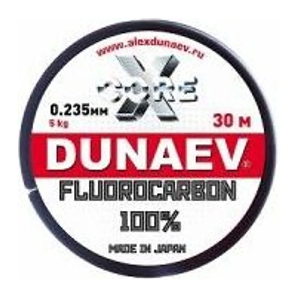 ЛЕСКА DUNAEV FLUOROCARBON 0.235ММ 30М — улучшенное фото