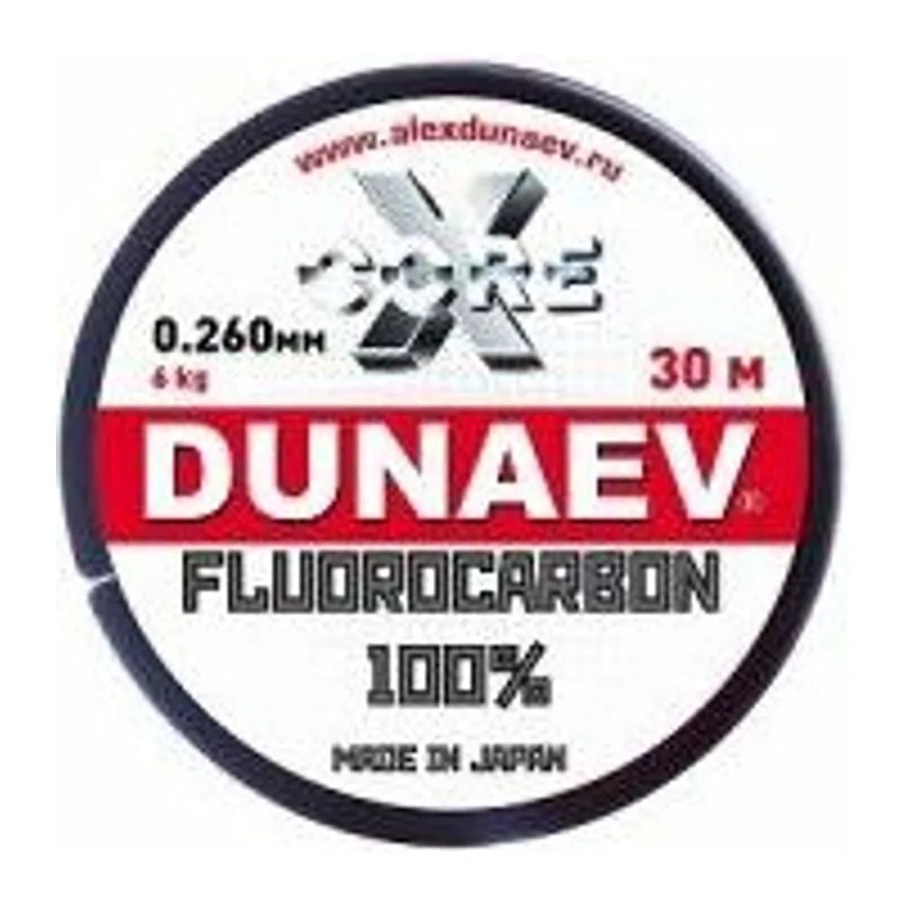 ЛЕСКА DUNAEV FLUOROCARBON 0.260ММ 30М — улучшенное фото