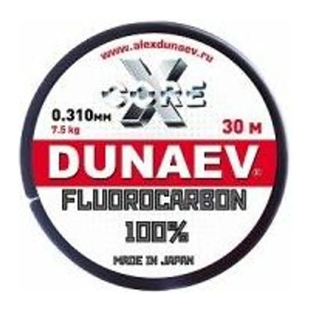 ЛЕСКА DUNAEV FLUOROCARBON 0.310ММ 30М — улучшенное фото