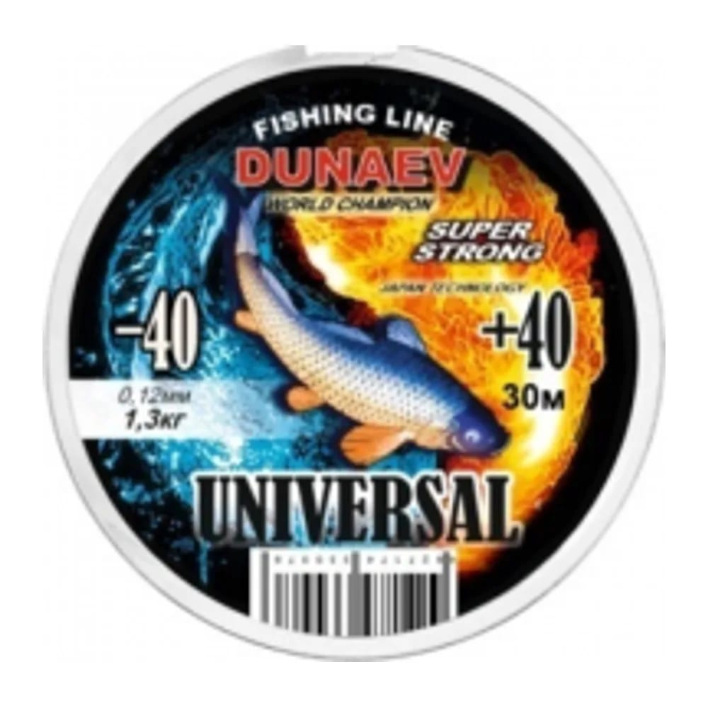 ЛЕСКА DUNAEV UNIVERSAL 0.18ММ 30М — улучшенное фото