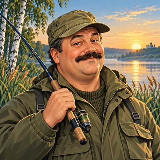 Аватар рыбака Артем