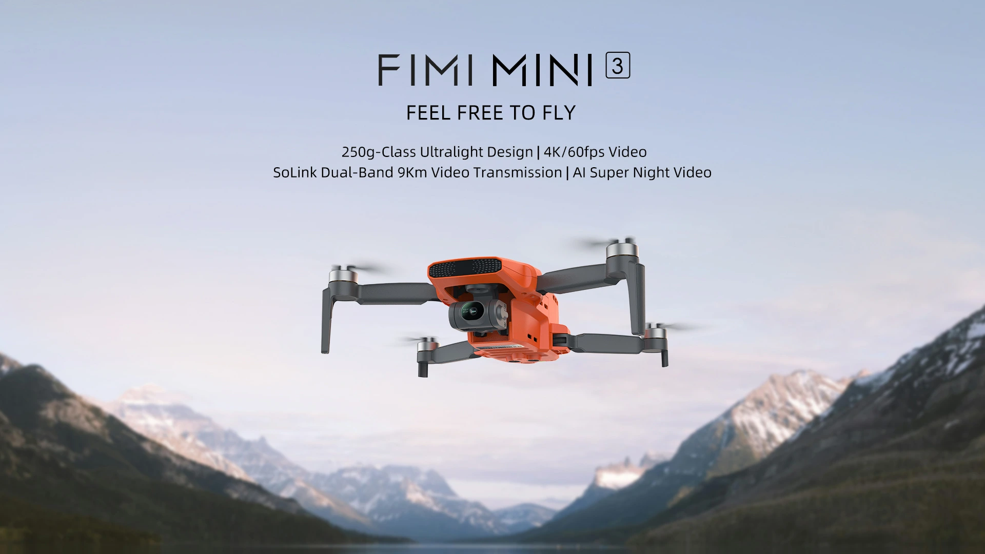 FIMI Mini 3 — общий вид квадрокоптера