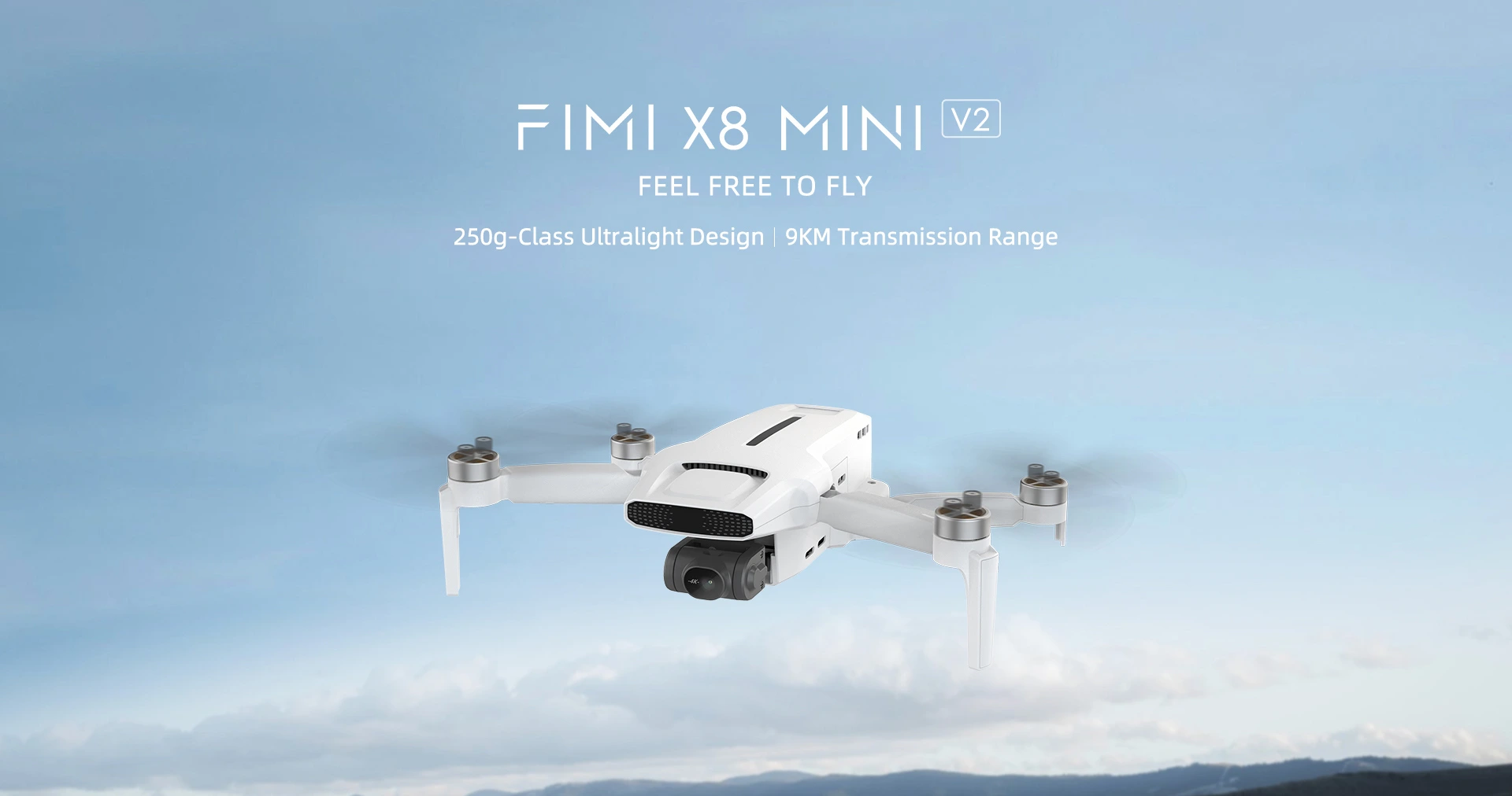 FIMI X8 Mini V2 — общий вид квадрокоптера