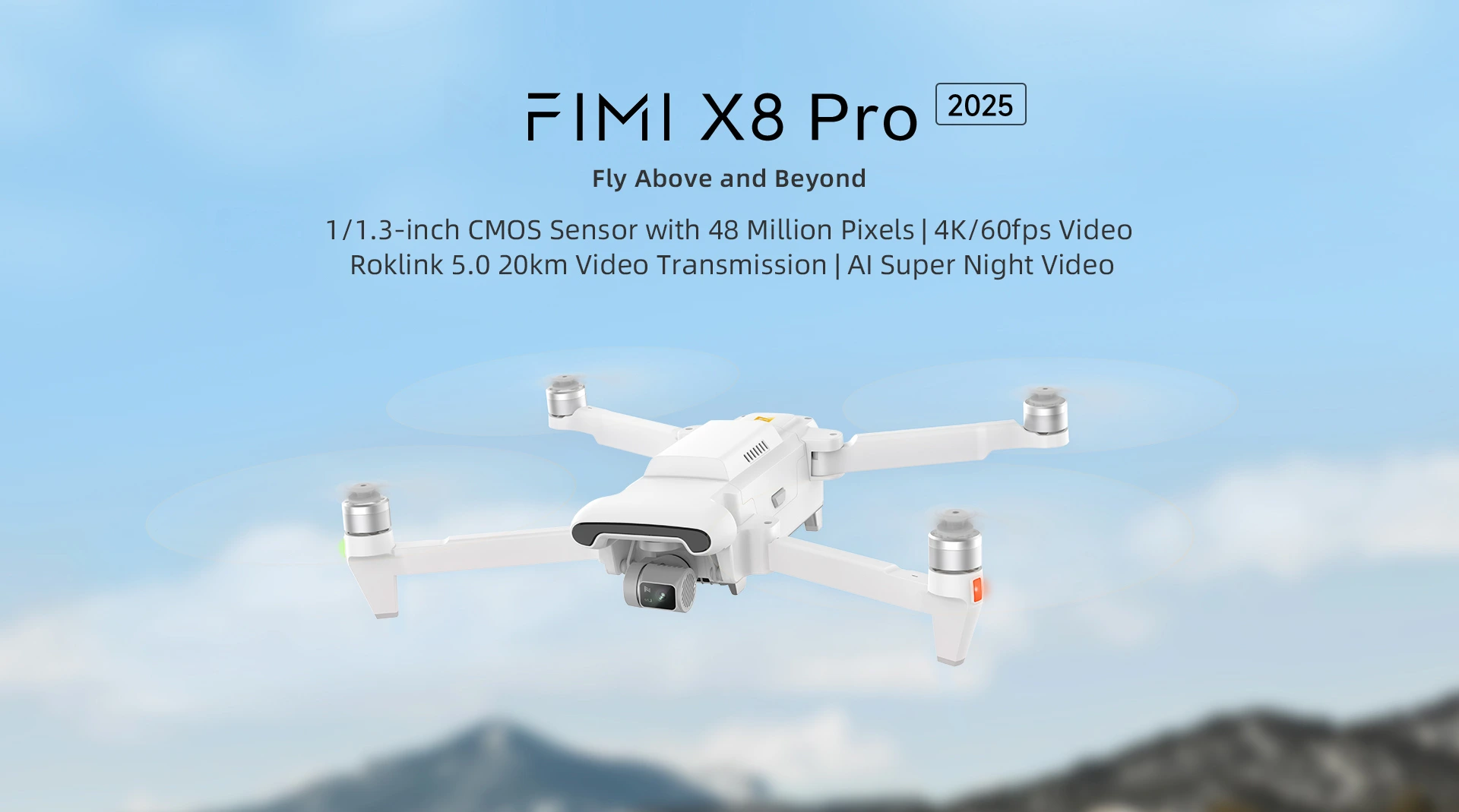 FIMI X8 Pro 2025 — общий вид квадрокоптера